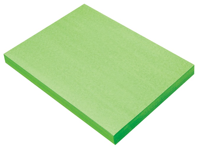 Pacon 8103 Light Green Construction Paper - 9" x 12" - 50/pkg
