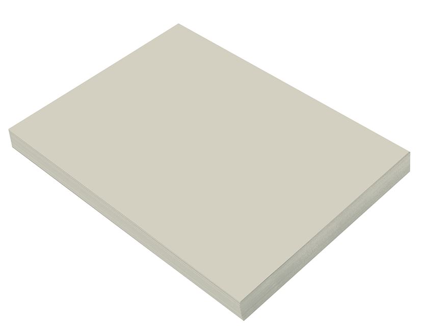 Prang 8803 Grey Construction Paper - 9" x 12" - 50/pkg