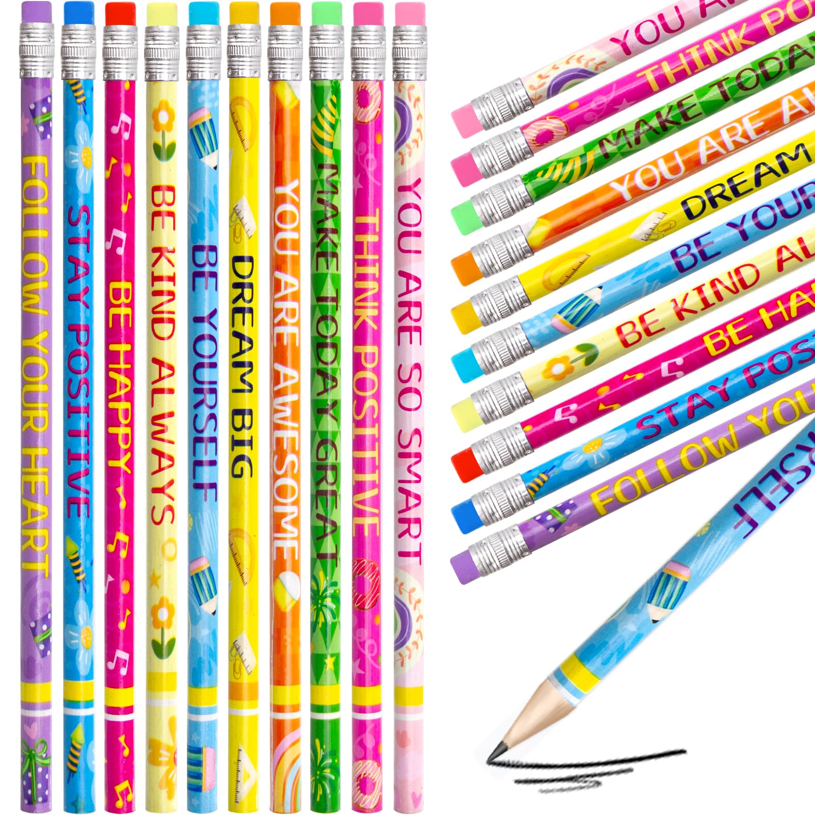 Moon 53218 Award Pencil - Be Positive Assortment