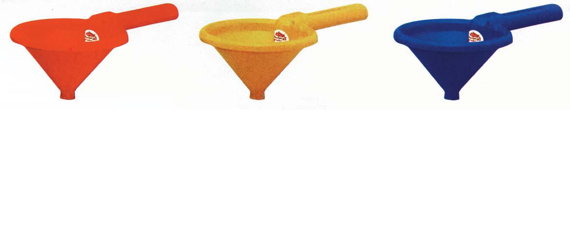 Playwell T12817 Funnel with Handle Assorted Colours