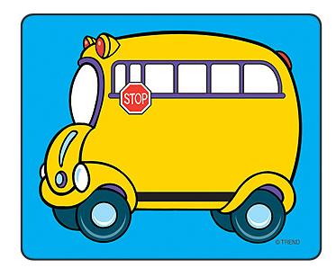 Trend T68001 Name Tags School Bus - 3" x 2.5"