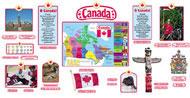 Trend T8172 Bulletin Board Set Canadian Symbols - 26" x 17.5"