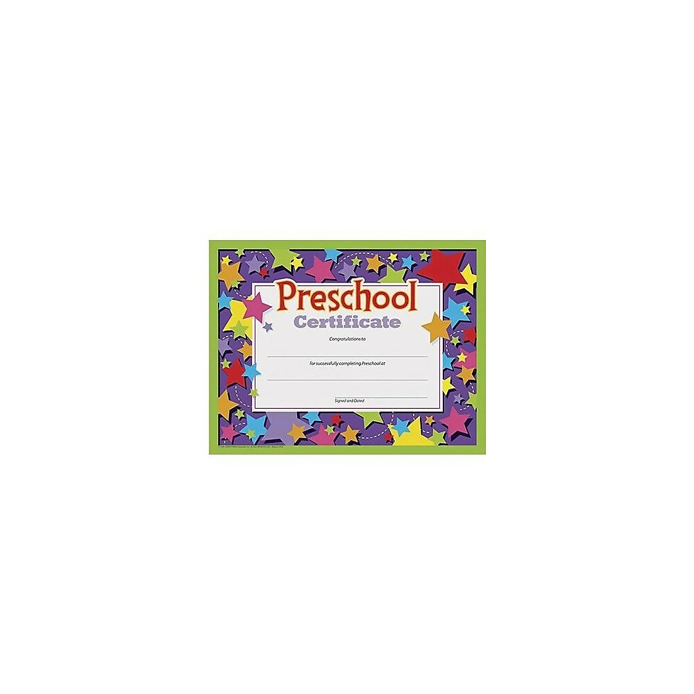 Trend T17006 Award Certificates - Preschool