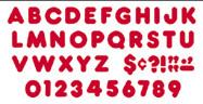 Trend T457 Ready Letters Red - 4"