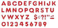 Trend T1614 Ready Letters Red Sparkle Plus - 4"