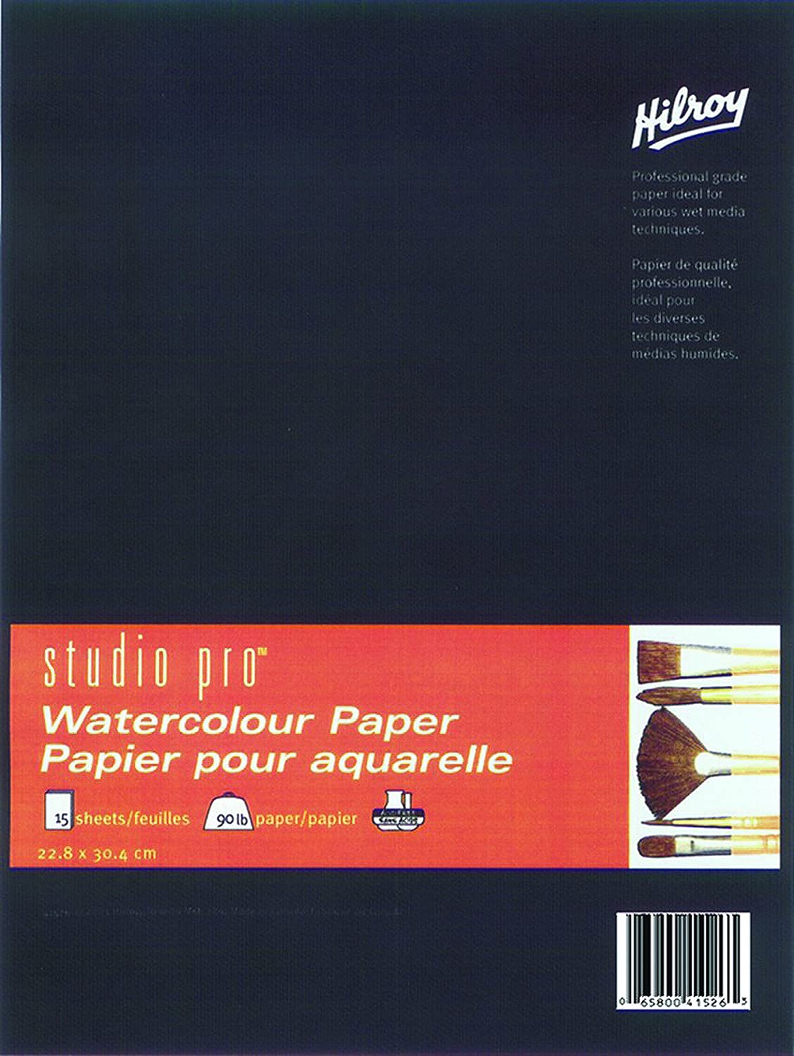 Hilroy 41526 Water Colour Pads - 9x12 - 15 Per Pad