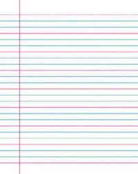 Hilroy red/blue lined Excercise Book