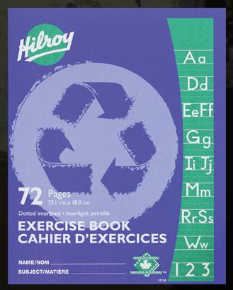 Hilroy 12152 Exercise Books Interlined (72pgs) - 7" x 9"