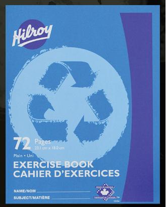 Hilroy 12154 Exercise Books Plain (72pgs) - 7" x 9"