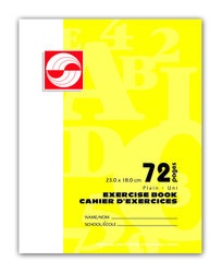 APP Canada Exercise Book Plain  - 7''x9''  - 72pgs - 01119