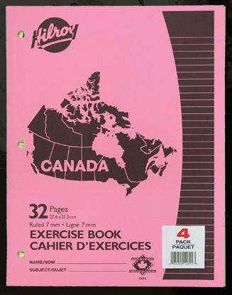 Hilroy 12692 Exercise Books (32pgs) - 8.5" x 11"  4pk