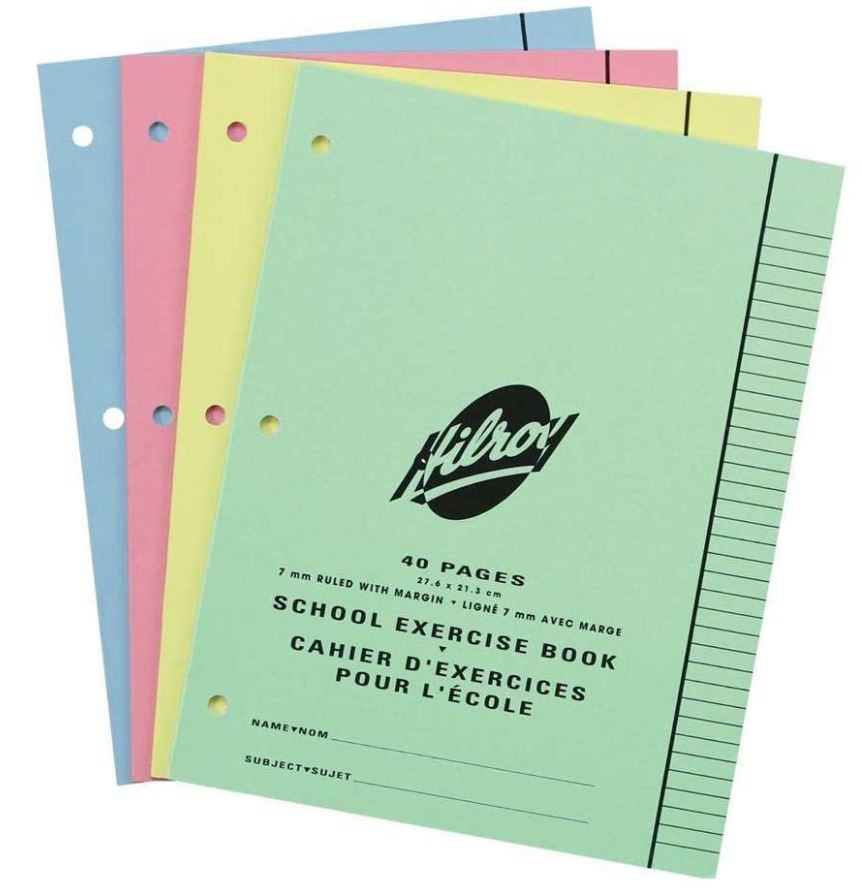 Hilroy 11174 Student Exercise Book - 8.5x11 - 40 Pages