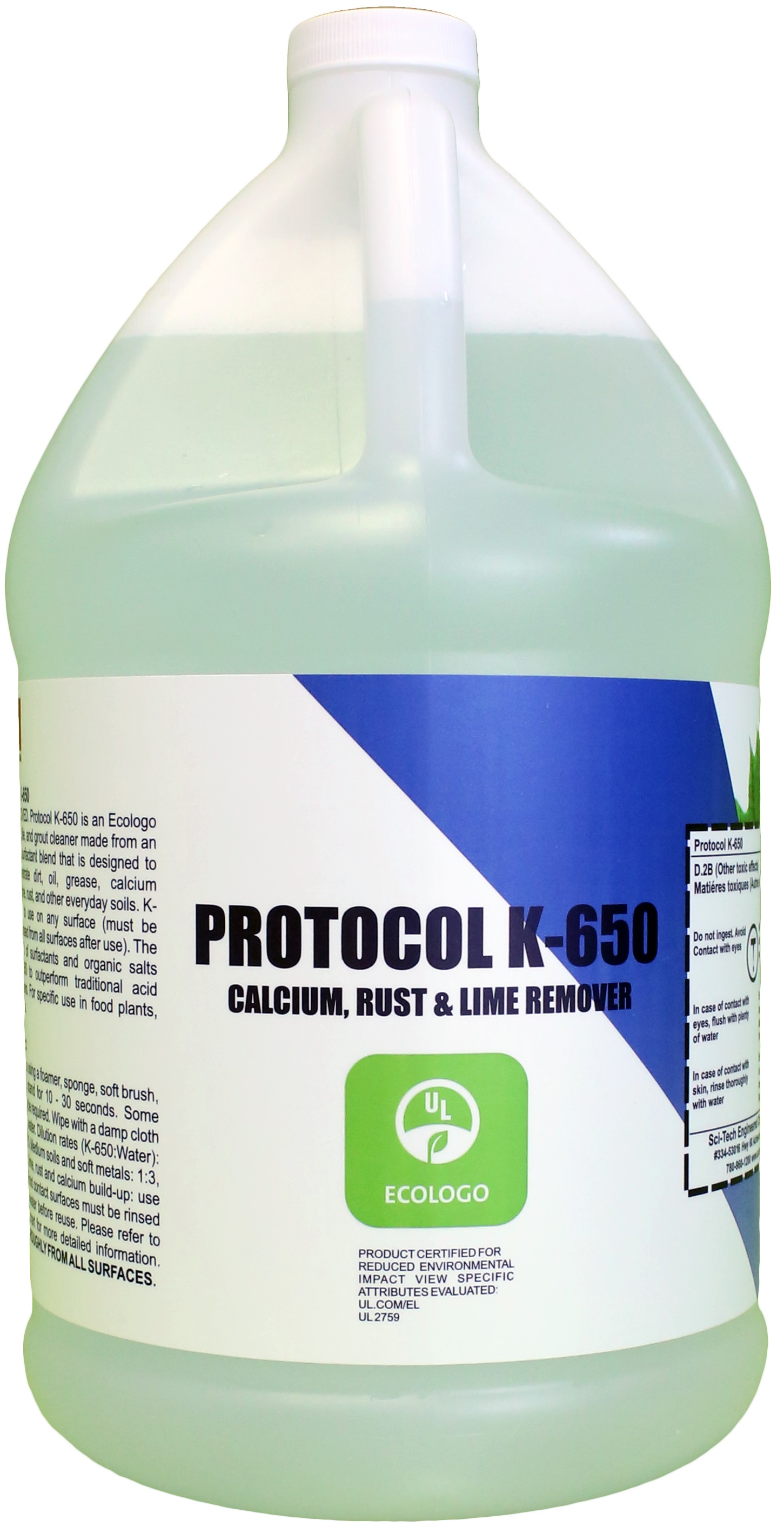 Protocol K650 UL Eco Certified Calcium,Lime,Rust Remover - 4 Litre