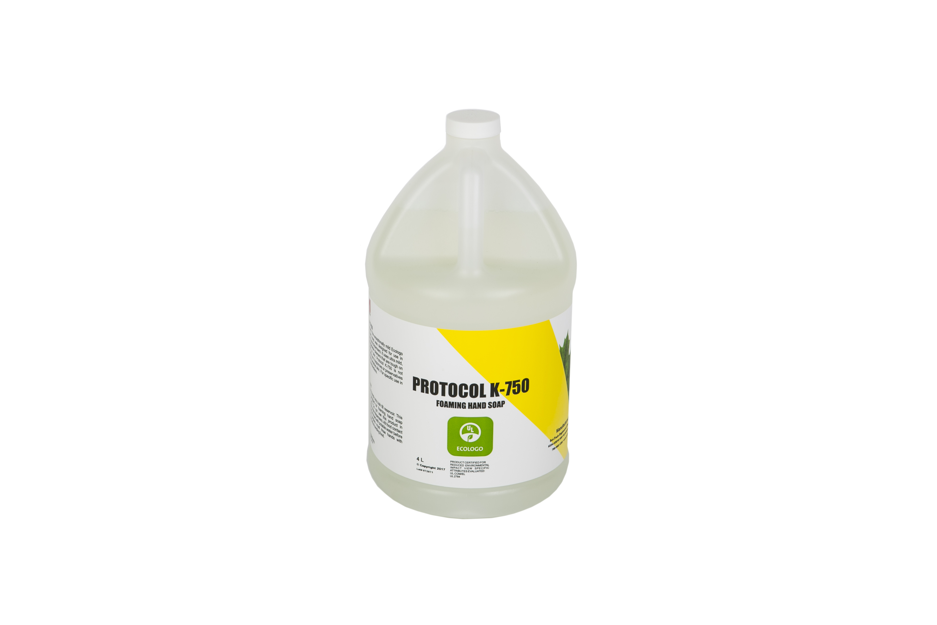 Protocol K-750 UL Eco Certified Foaming Hand Soap - 4 Litre