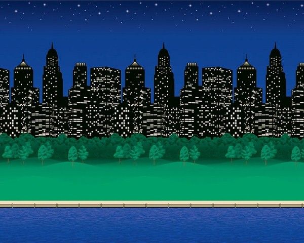 Pacon 56945 Fadeless Paper Rolls City Lights 48' x 50'