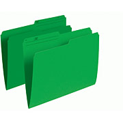 Continental 46506 Green File Folders - Legal Size