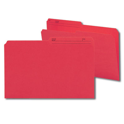 Continental 46504 Red File Folders - Legal Size
