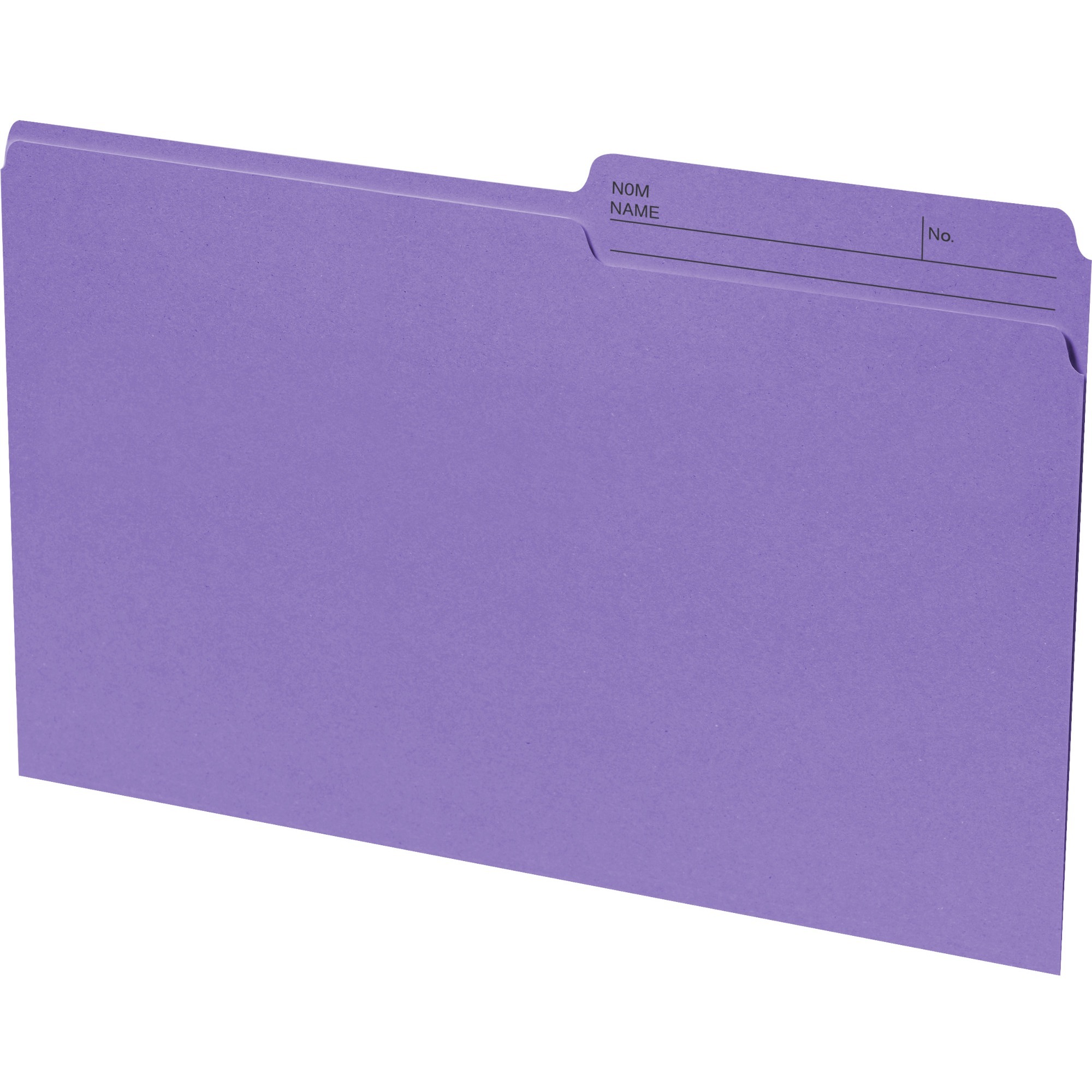 Continental 46510 Purple File Folders - Legal Size