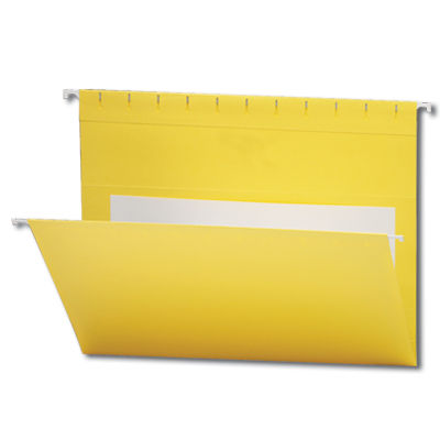 Continental 30528 Yellow Hanging File Folders - Letter Size