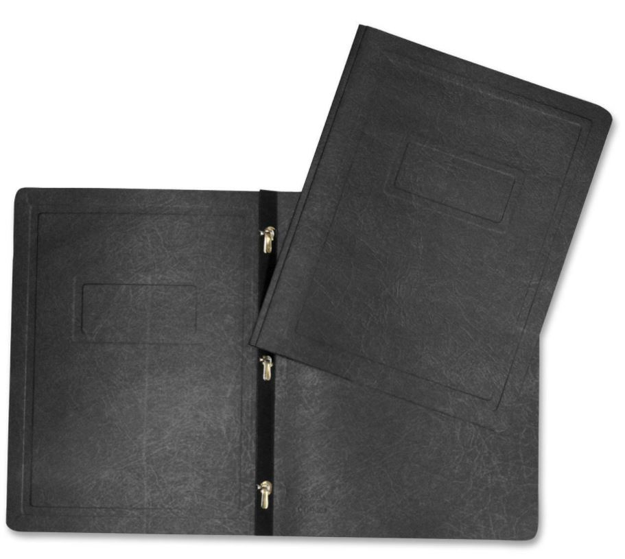 Hilroy 06235 Duo Tang Folders - Black- EACH duotang