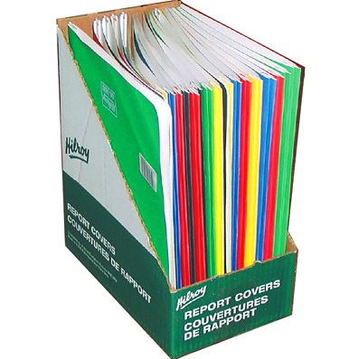 Hilroy 06247 Duo Tang Folders -Assorted Colours- 50/pack - EACH