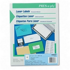 Avery Press Apply Labels - 2"x4"- 1000/pkg - 30603