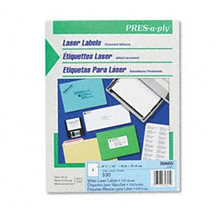 Avery Press Apply Labels - 8.5"x11" - 100/pkg - 30605  (TBD)