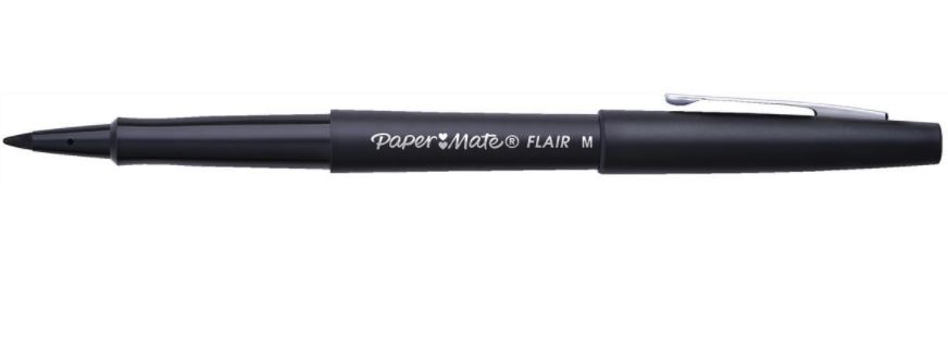 Papermate Flair Markers 1865459 - Black - EACH