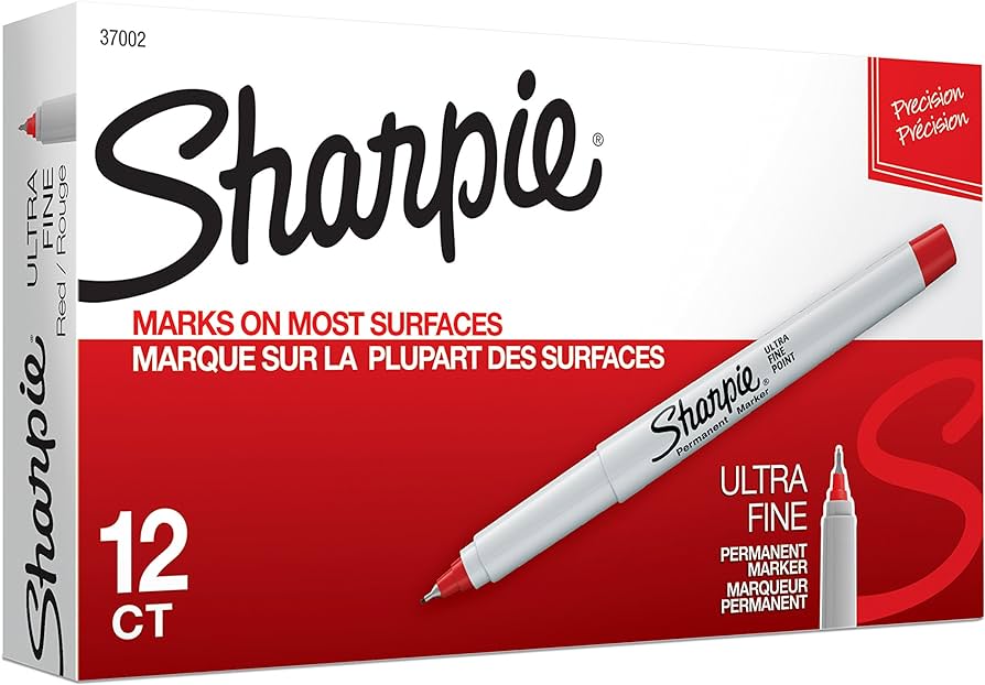 Sharpie 37002 Ultra Fine Marker Red - EACH