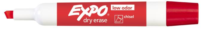 Sanford 80699 Expo Dry Erase Chisel Marker Asst 12/pk