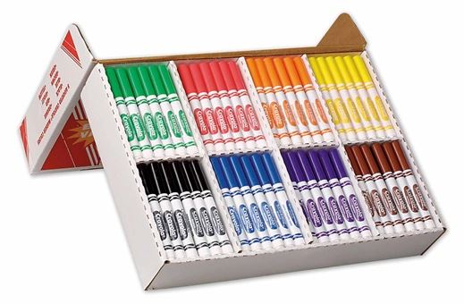 Crayola 588200 Broad Line Markers Classpack - Washable - 200 pk