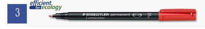 Staedtler 3183 Overhead Projector Marker Permanent Blue - Fine