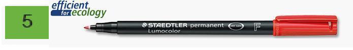Staedtler 3185 Overhead Projector Marker Permanent Green - Fine