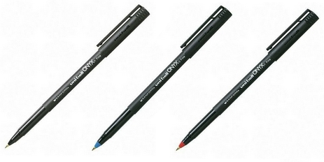 60145 Uniball Onyx Blue - Fine Point