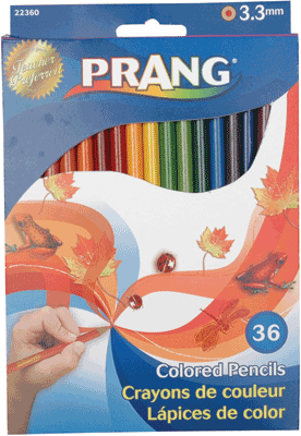 Dixon 22360 Prang Coloured Pencils - 36 Package