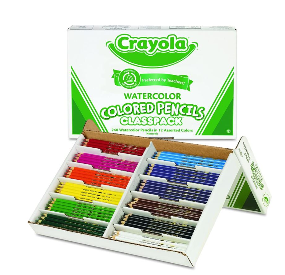 Crayola 687507 Watercolour Pencils  Classpack 240/Pkg