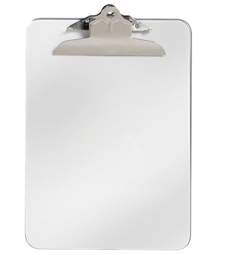 Acme 37912 Clear Plastic Clipboard Letter Size