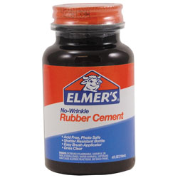Elmers 60818 Rubber Cement - 4oz