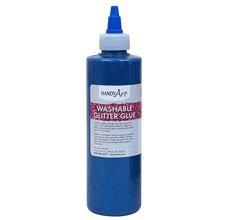 Handy Art 144-030  Glitter Glue Blue  - 4oz