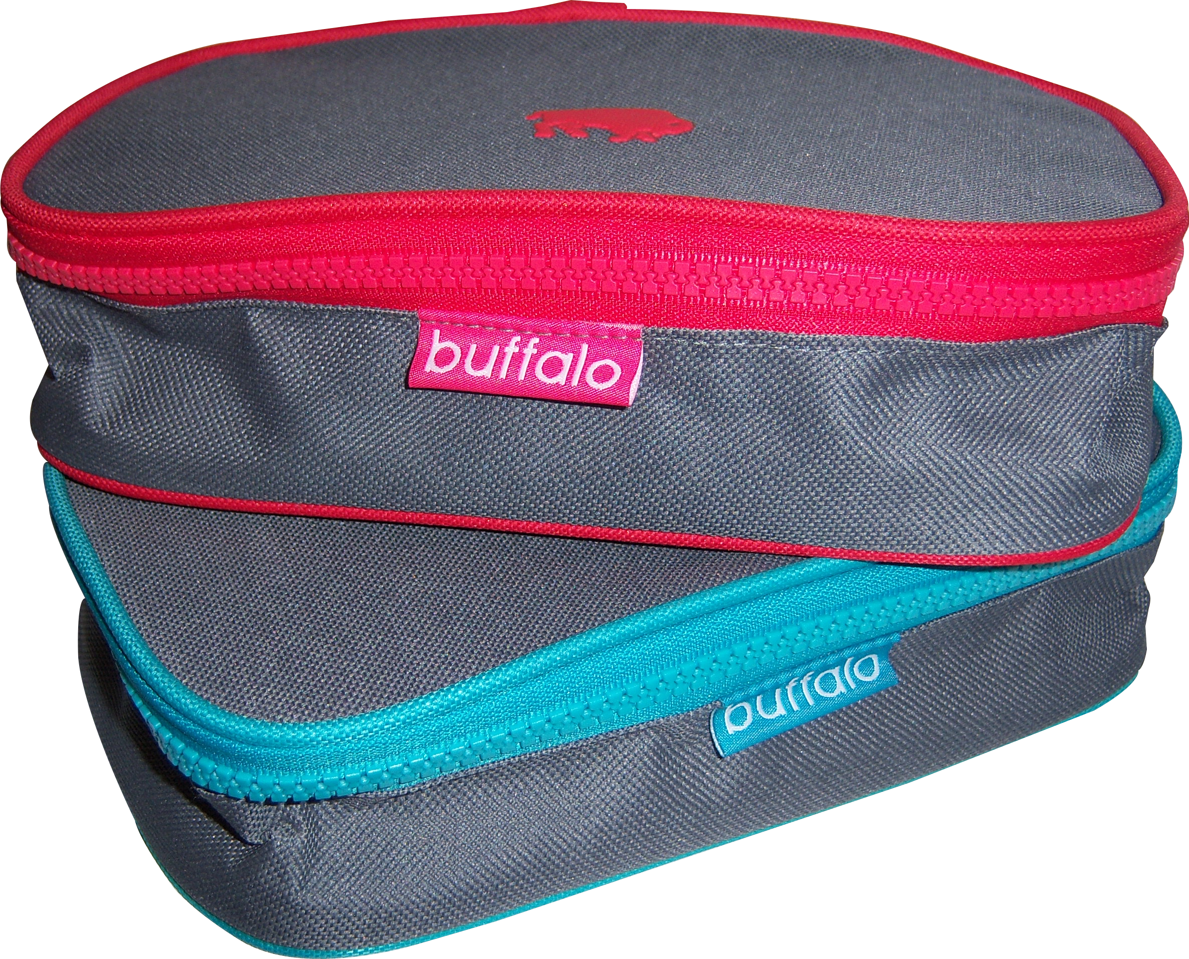 Buffalo Pencil Case Canvas with Zipper - 5"x9"x2" - Each