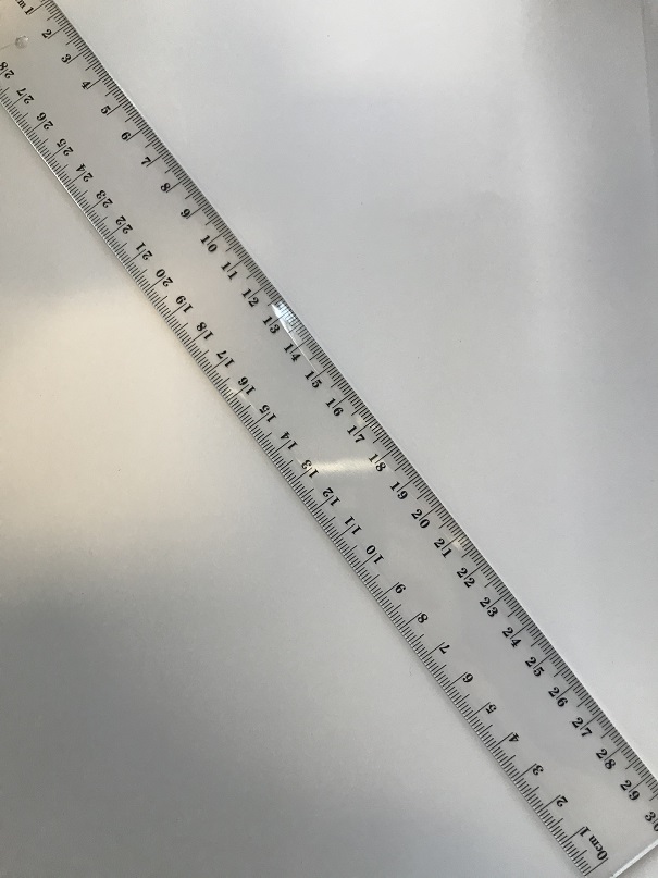 Ruler Plastic - 30cm/mm/m
