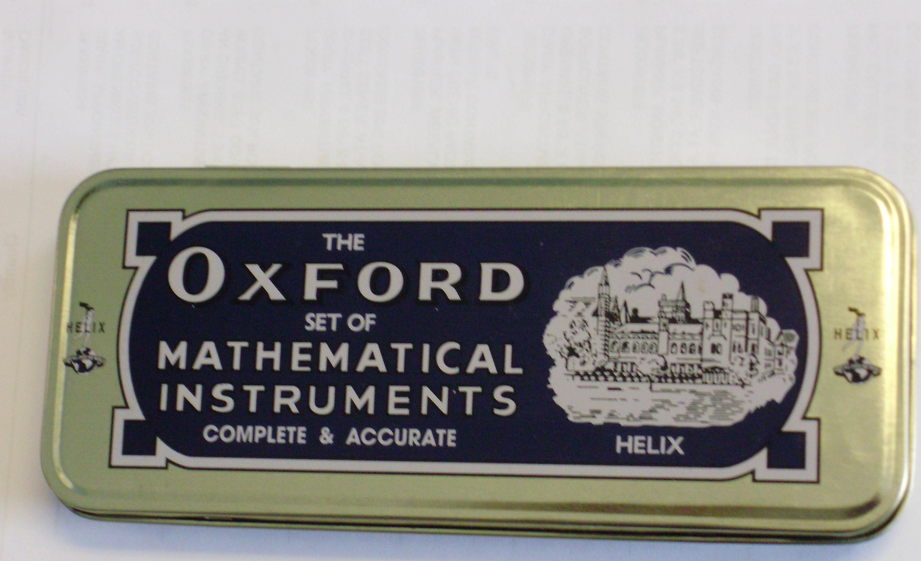 Oxford Geometry Set - 12pcs/set - Each