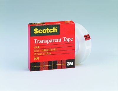 Scotch Transparent Tape Refills - 12mm x32.9m - Each - #600