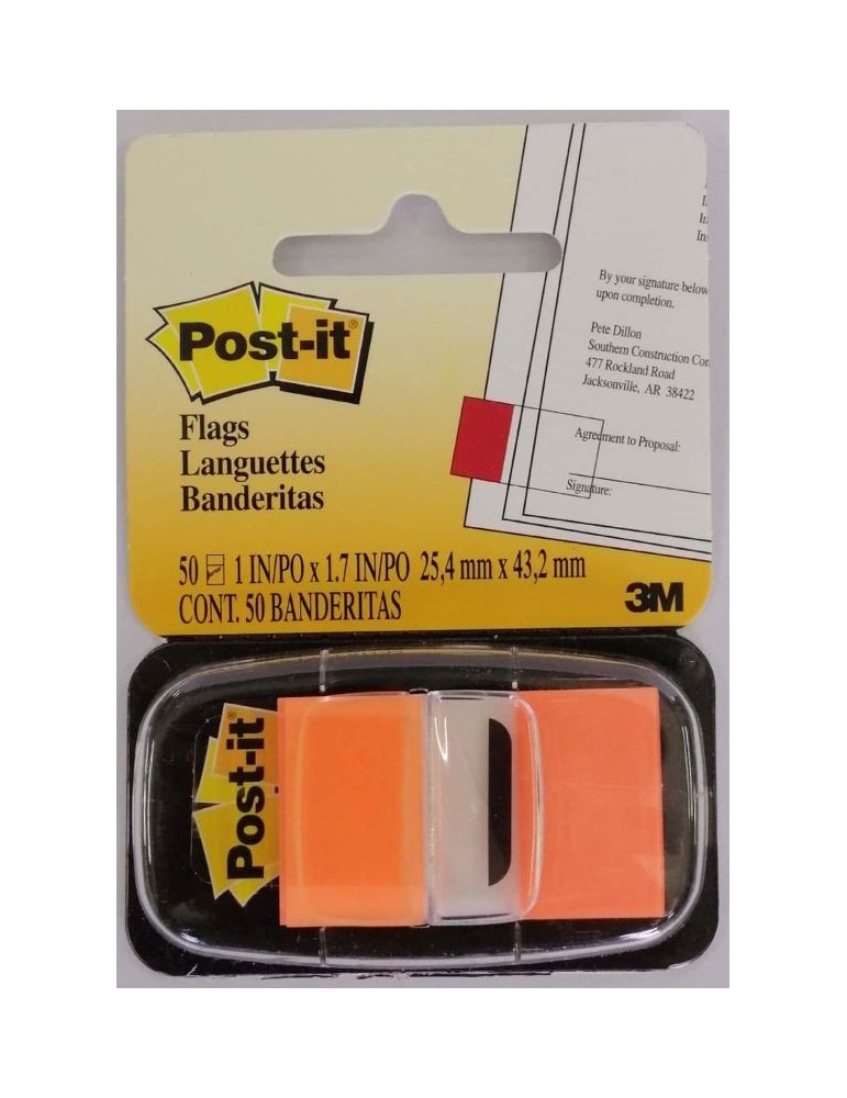 Tape Flags Orange - 1"x1.7" - Each - #6804