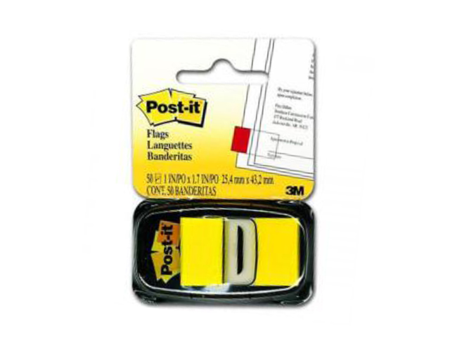 Tape Flags Yellow - 1"x1.7" - Each - #6805