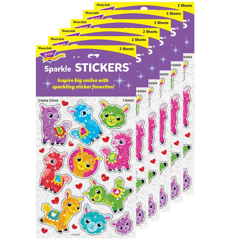 Trend T63354 Sparkle Sticker Llama Llove