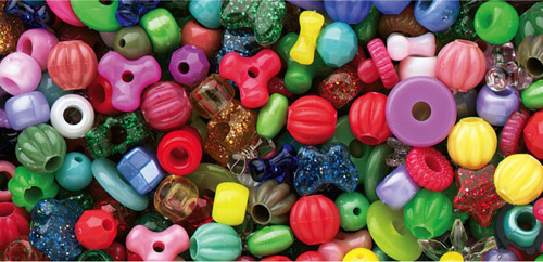 The Beadery B100SV Mixed Beads #B100S - Assorted Colours & Sizes