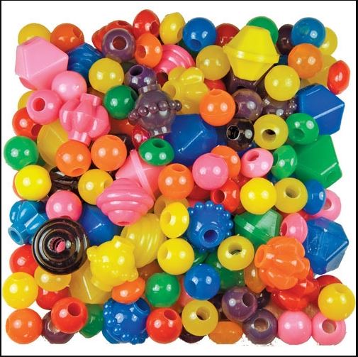 Roylco 2170 Brilliant Beads Assorted - Large