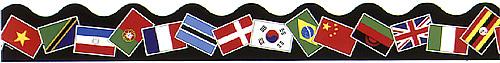 Trend T91352 Terrific Trimmers World Flags - 2 1/4" x 39"
