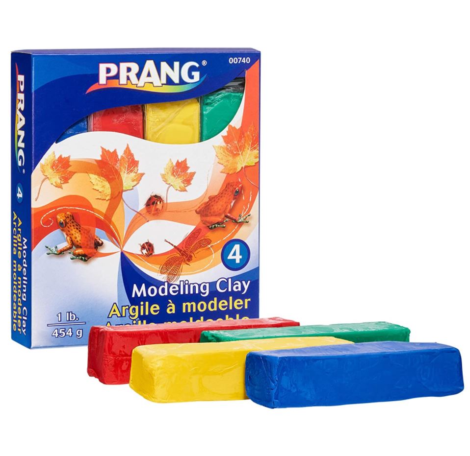 Prang 00740 4 Colour 1/4 lb Blocks